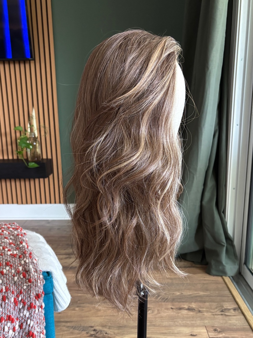 JB Theresa Long hazelnut Synthetic Wig with Subtle Blonde Lowlights